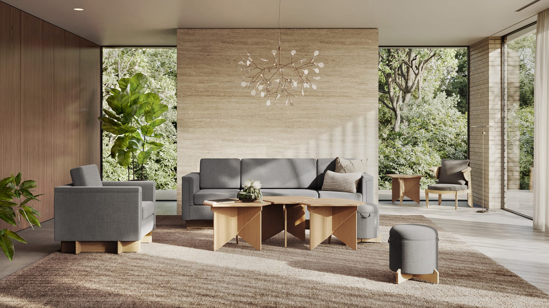 Steelcase is bringing back Frank Lloyd Wright furniture from 1948