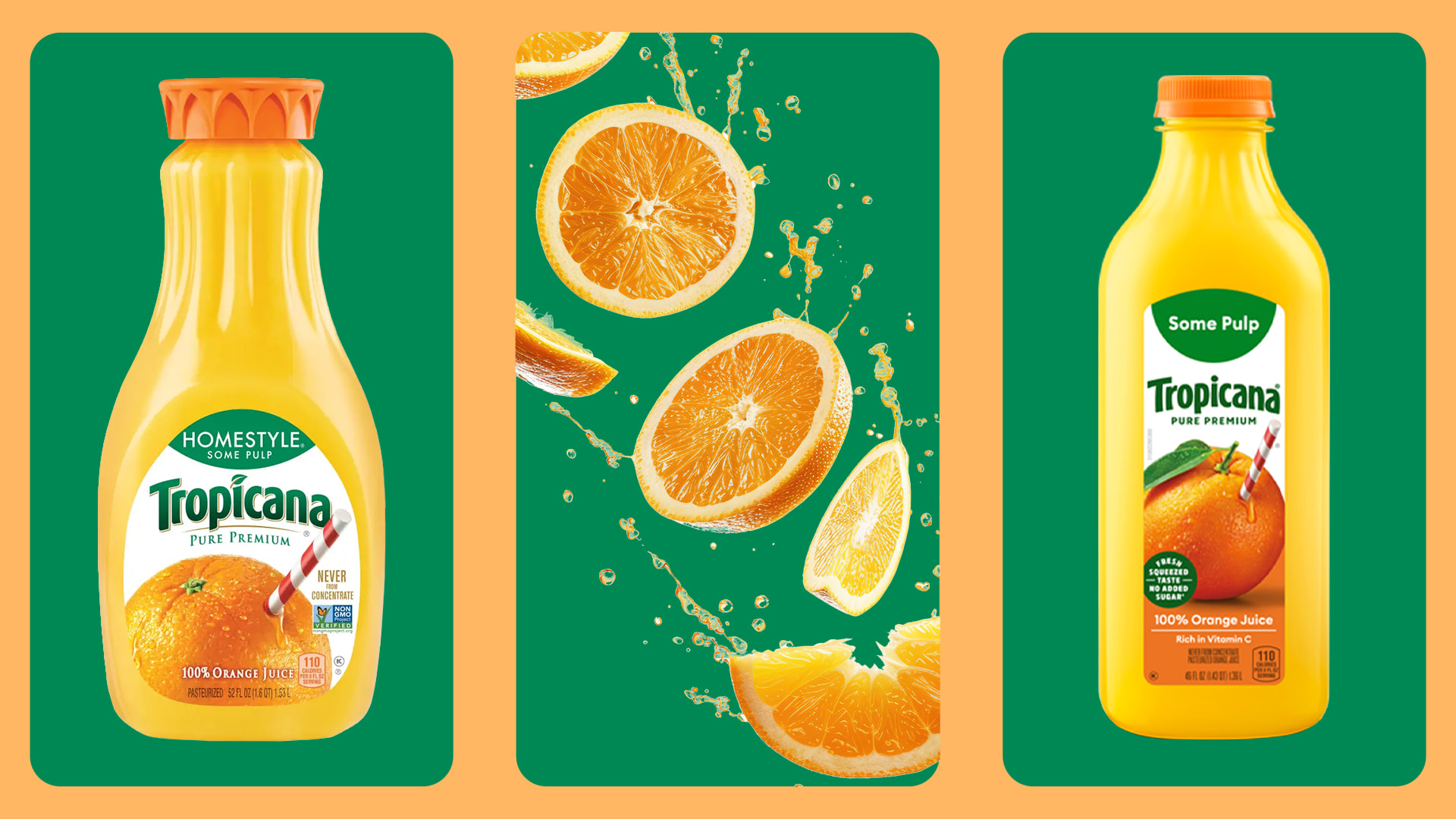 Tropicana orange juice new bottle Fans revolt against shrinkflation redesign Fast Company