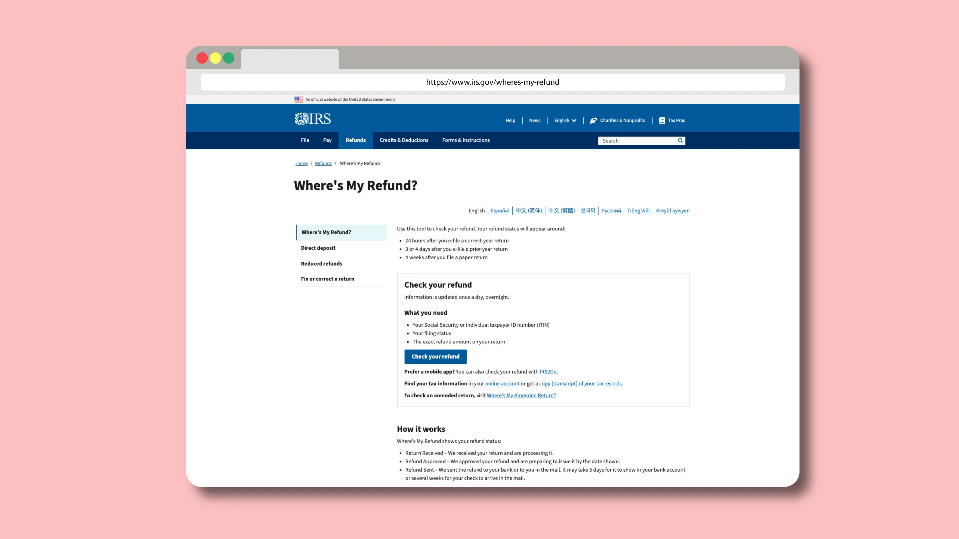 Where’s my tax refund? This online IRS tool shows your refund’s status