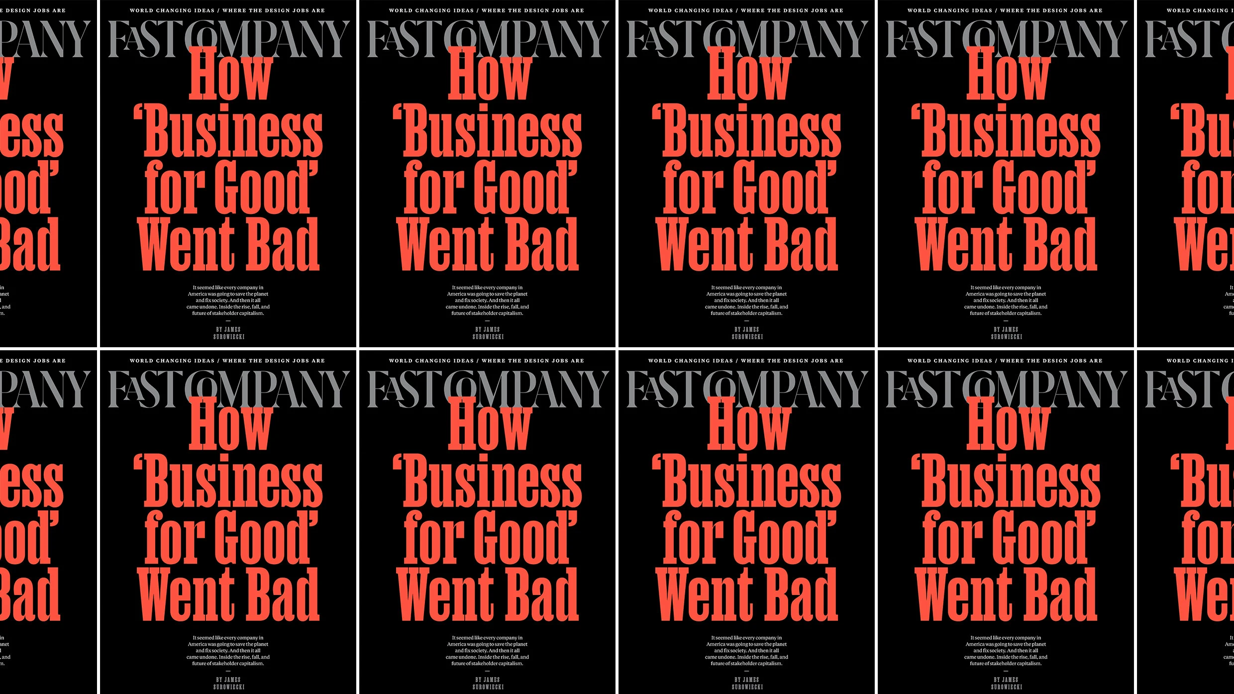 Stakeholder capitalism is entering new era. So is 'Fast Company'
