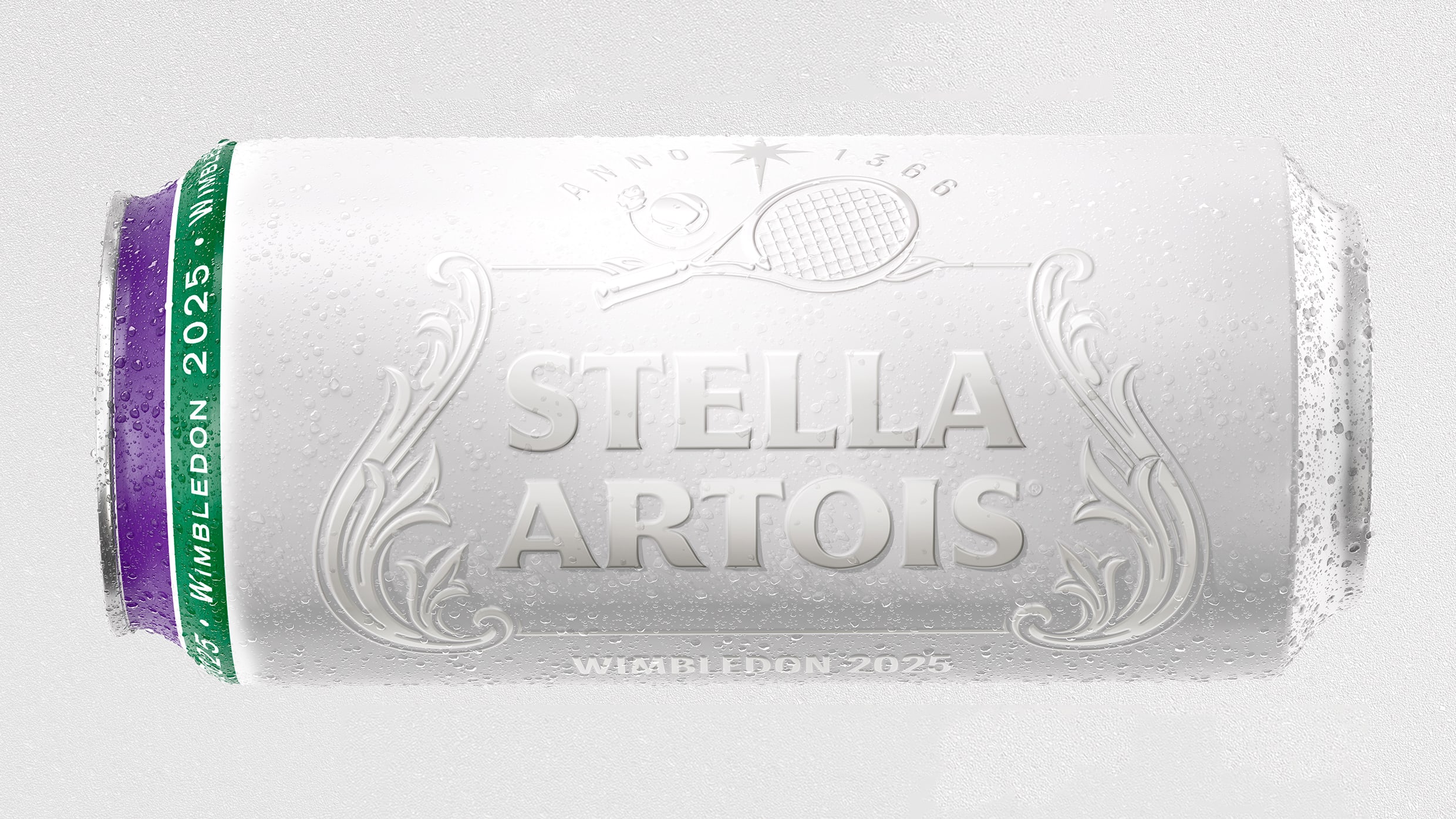 Stella Artois's clever new can follows the Wimbledon dress code