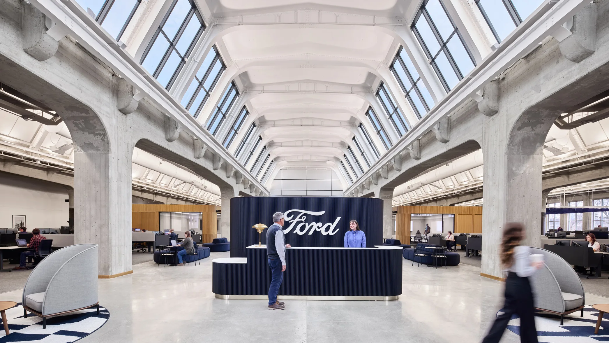Ford has a vision for the office of the future, and it starts with this 100-year-old building
