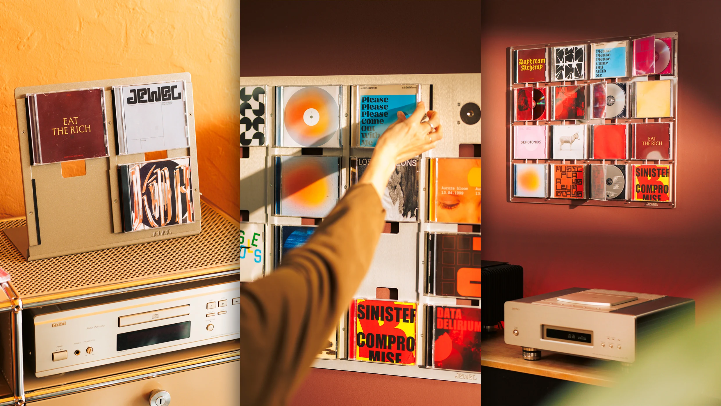 This pretty display turns your old CD cases into art