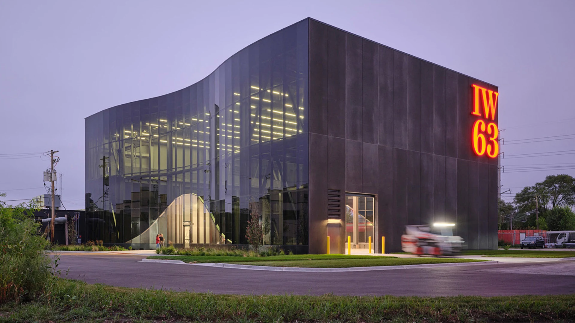 This jewel box of a building is actually a training center for a new generation of ironworkers