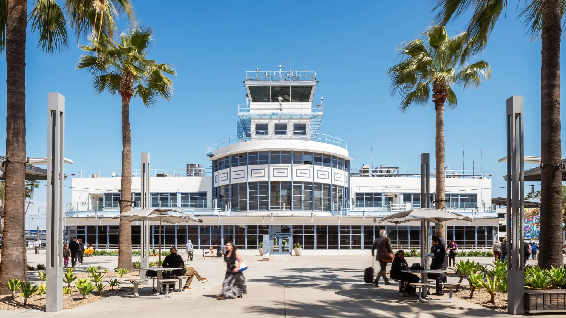 Long Beach's charming airport finally got the design upgrade it deserves