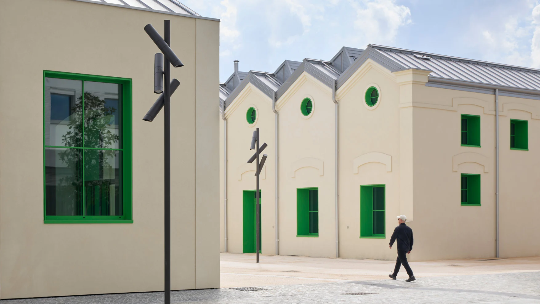 An old rail yard in Milan has been transformed into athlete housing for the 2026 Winter Olympics