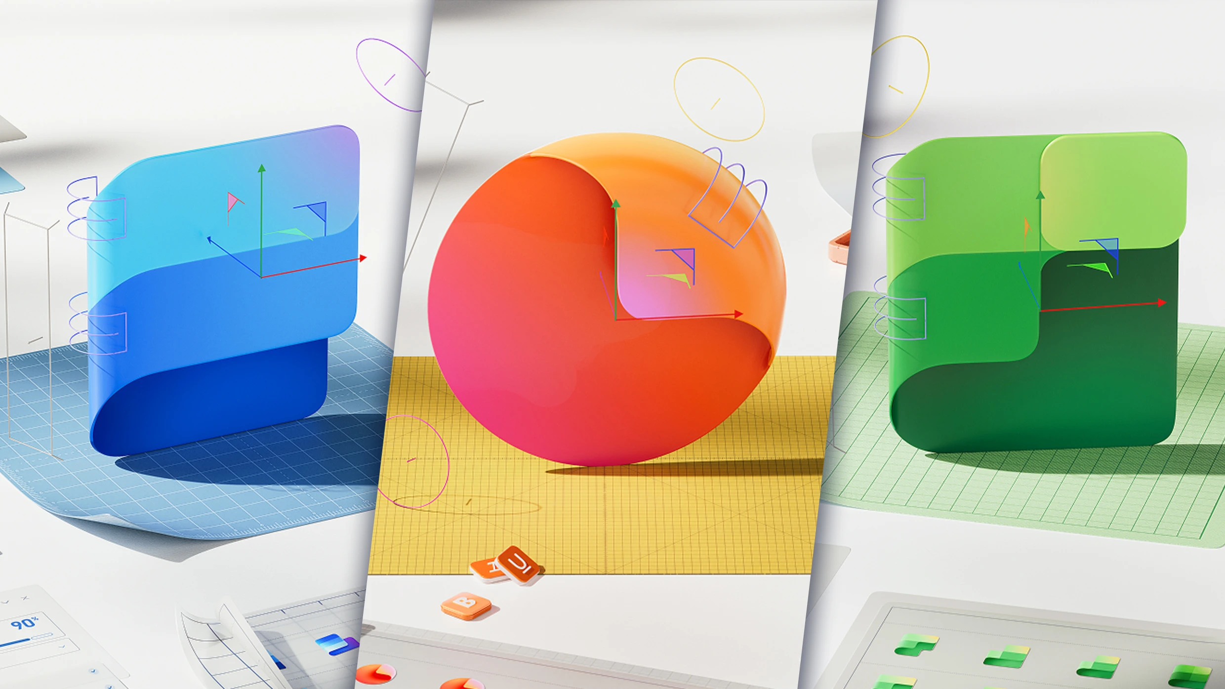 Microsoft Office's icons just got curvy, colorful upgrades