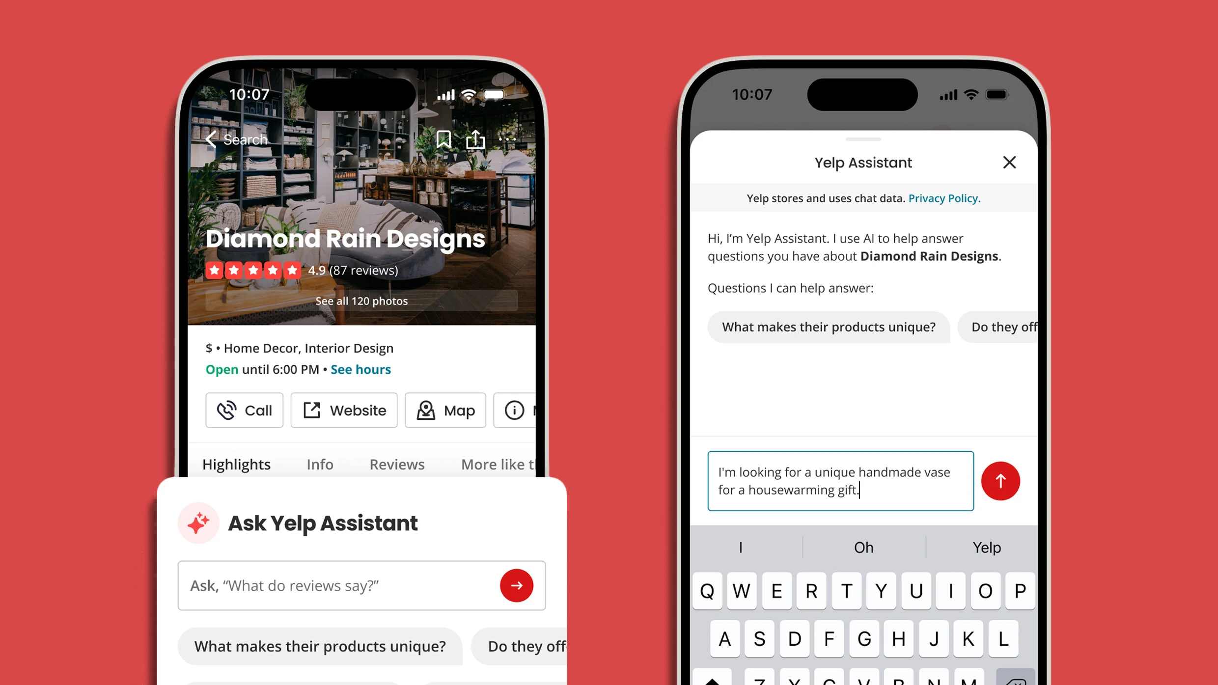 Yelp's AI assistant can now answer questions about local businesses