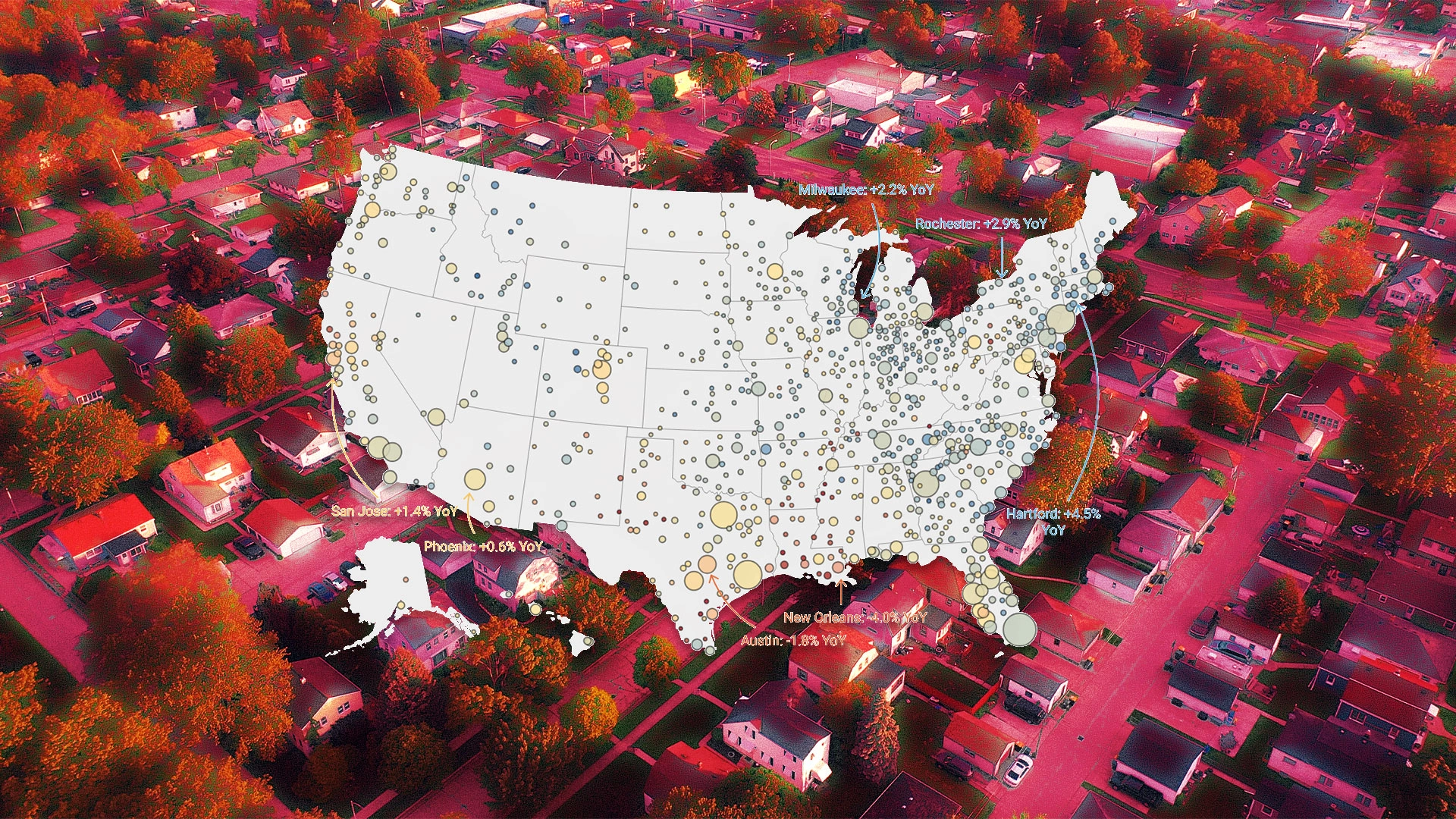 Zillow upgrades its outlook-here's its home price forecast for more than 400 housing markets