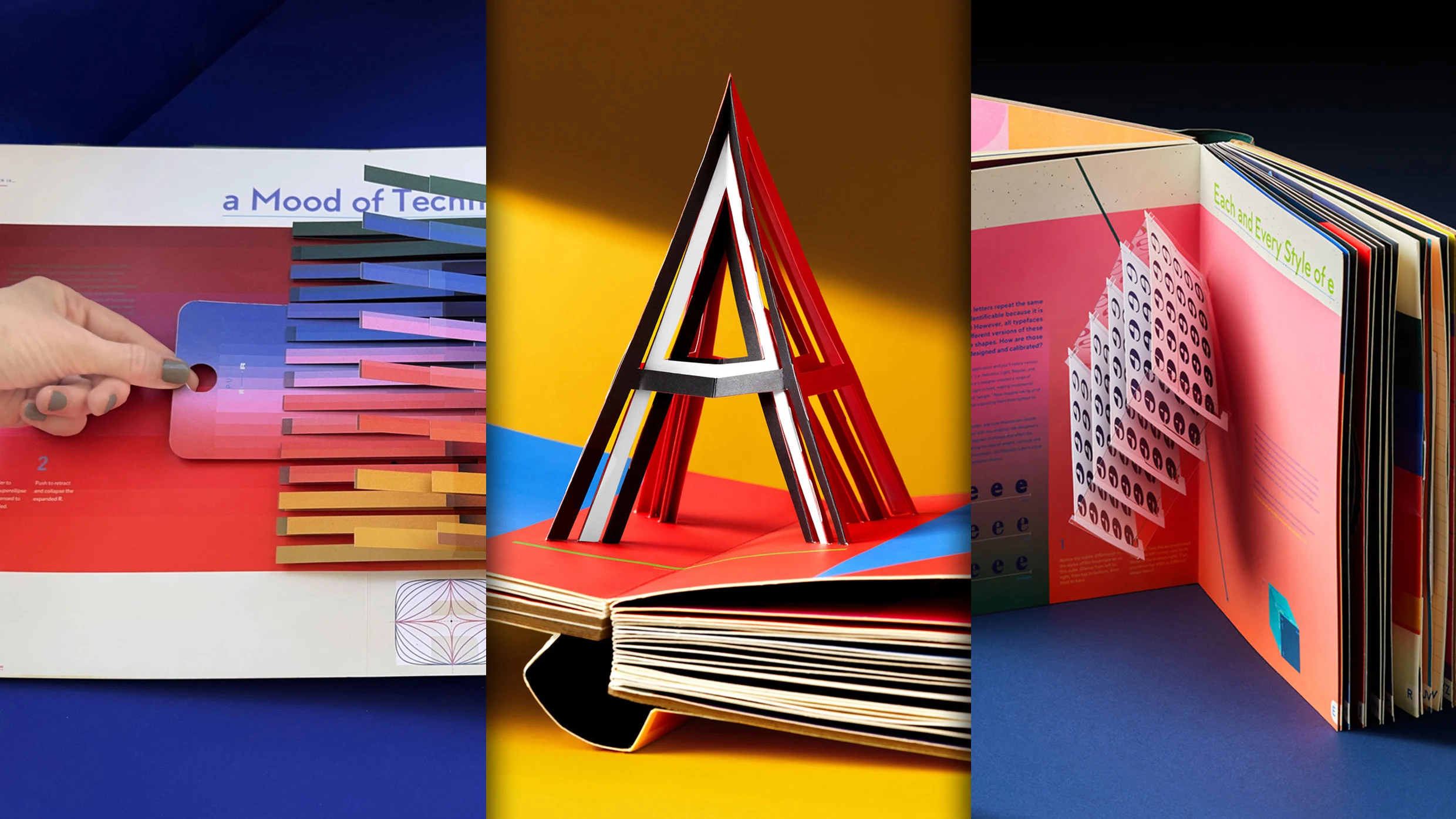 This fantastical pop-up book tells the mind-bending history of typography
