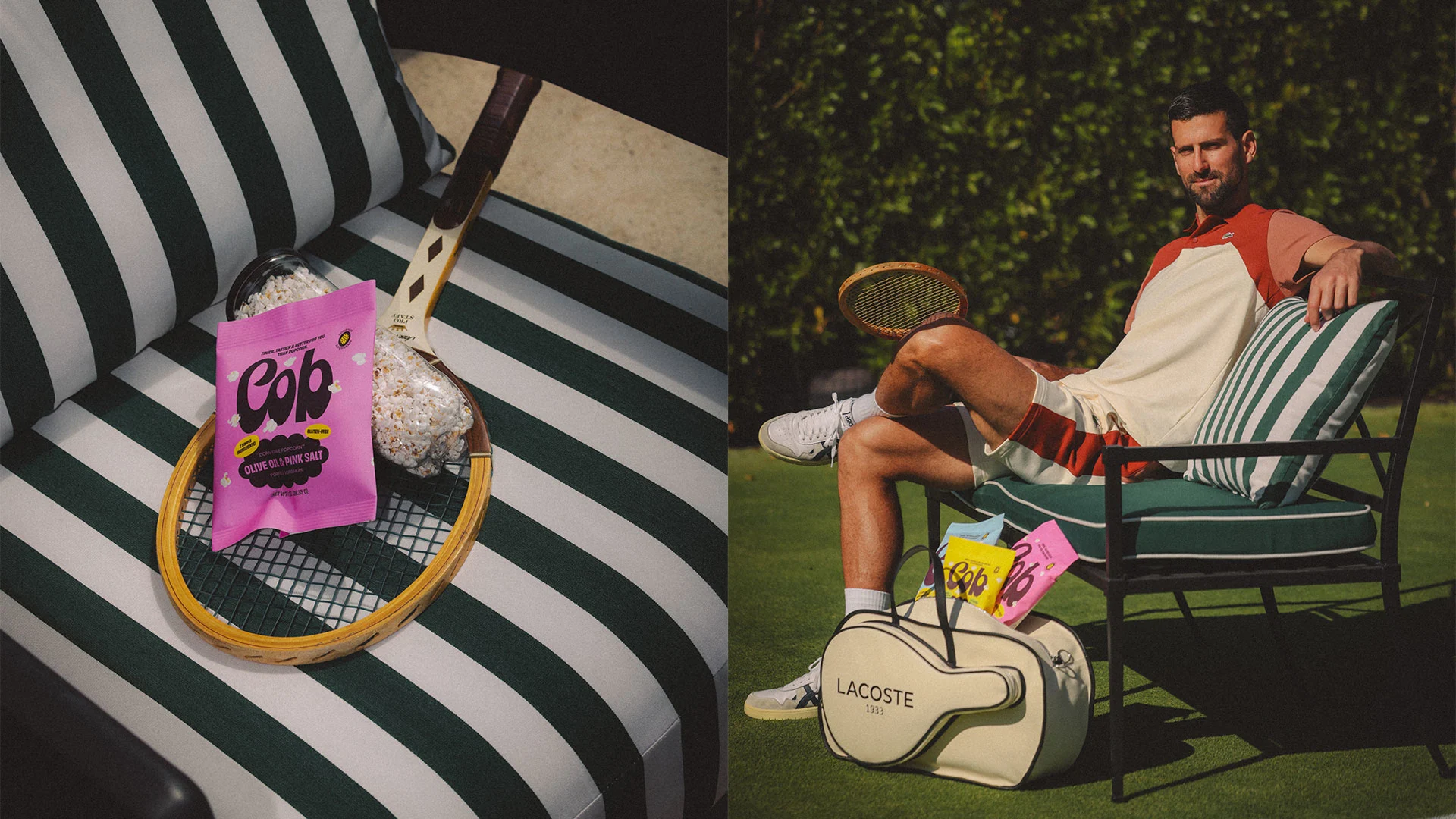 Forget skincare and tequila-Novak Djokovic just joined the celebrity popcorn boom