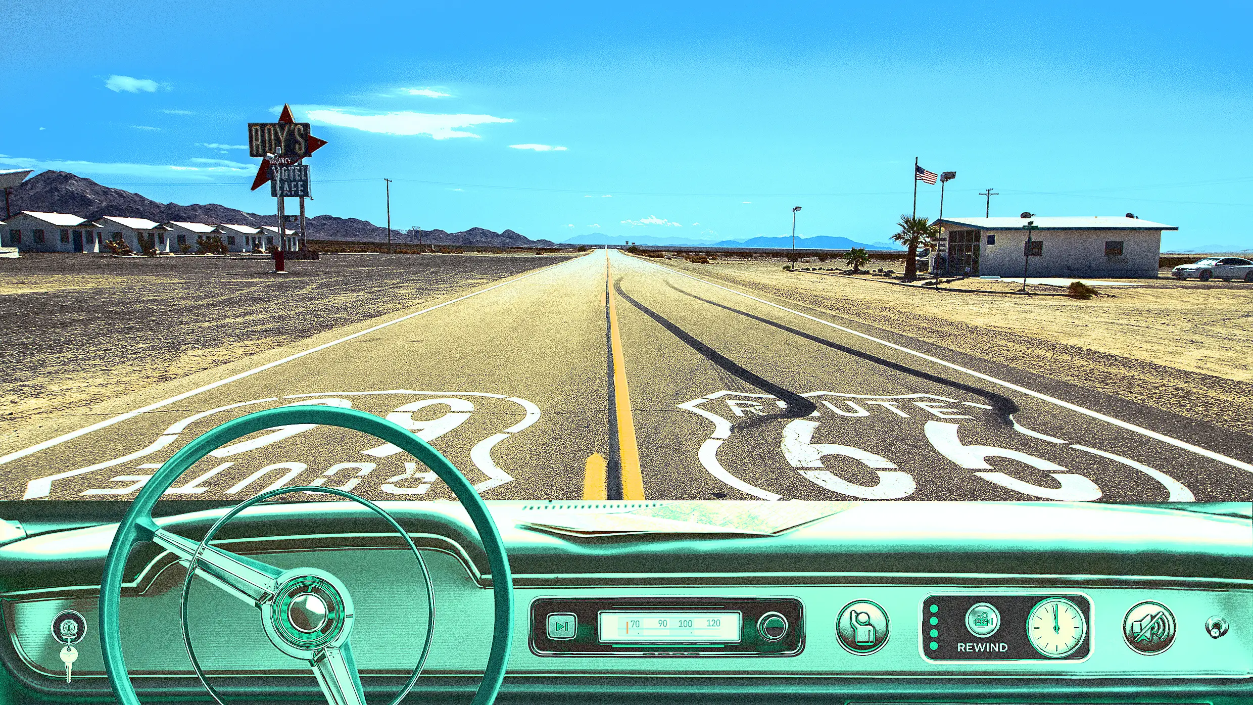 Route 66 Rewind uses AI to bring past roadside landmarks to life