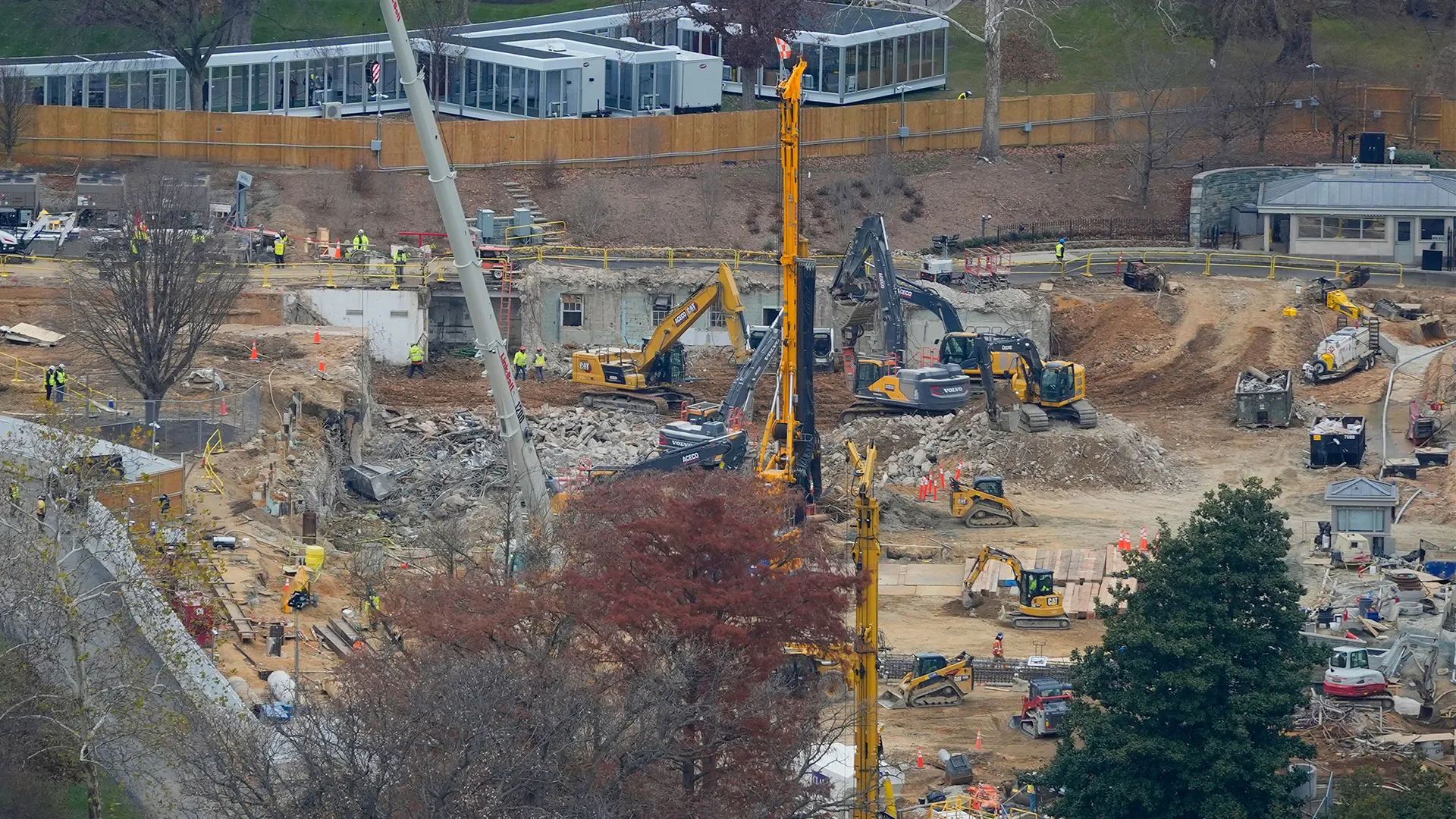 Trump White House says ballroom construction must continue for national security reasons