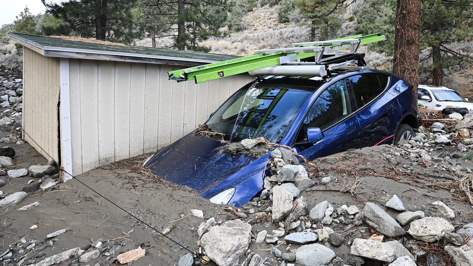 Southern California hit with evacuation warnings after a powerful new Christmas Day storm