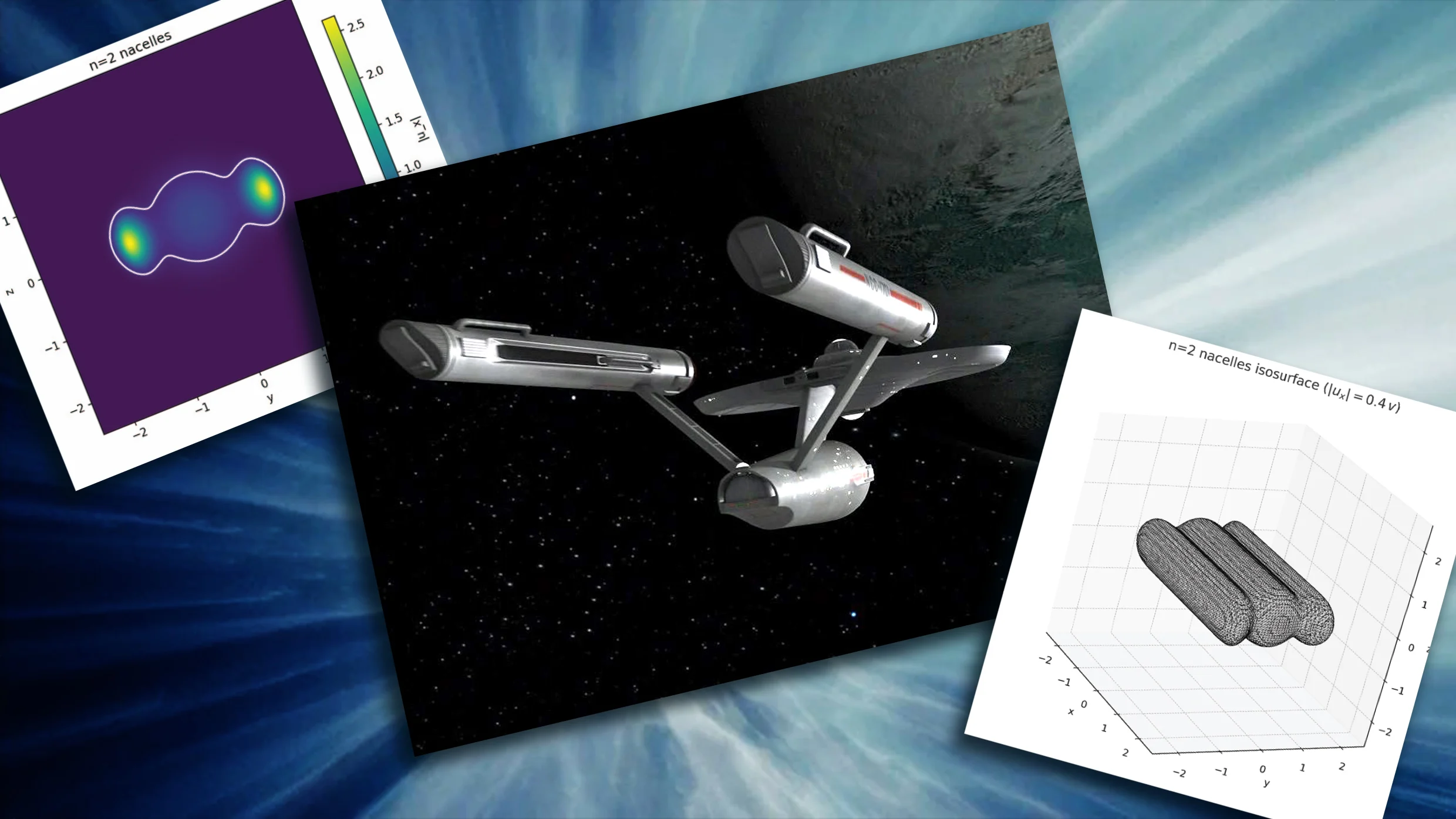 A faster-than-light spaceship would actually look a lot like Star Trek's Enterprise