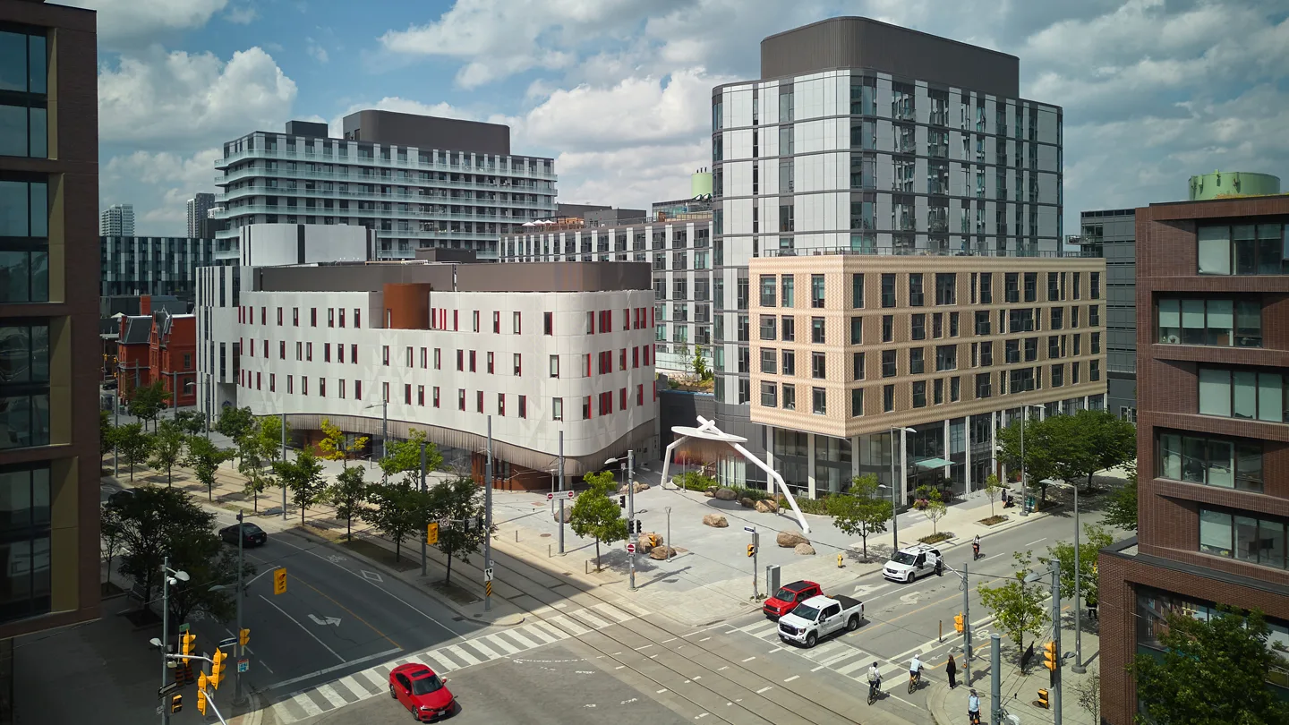 This whole city block got an indigenous redesign