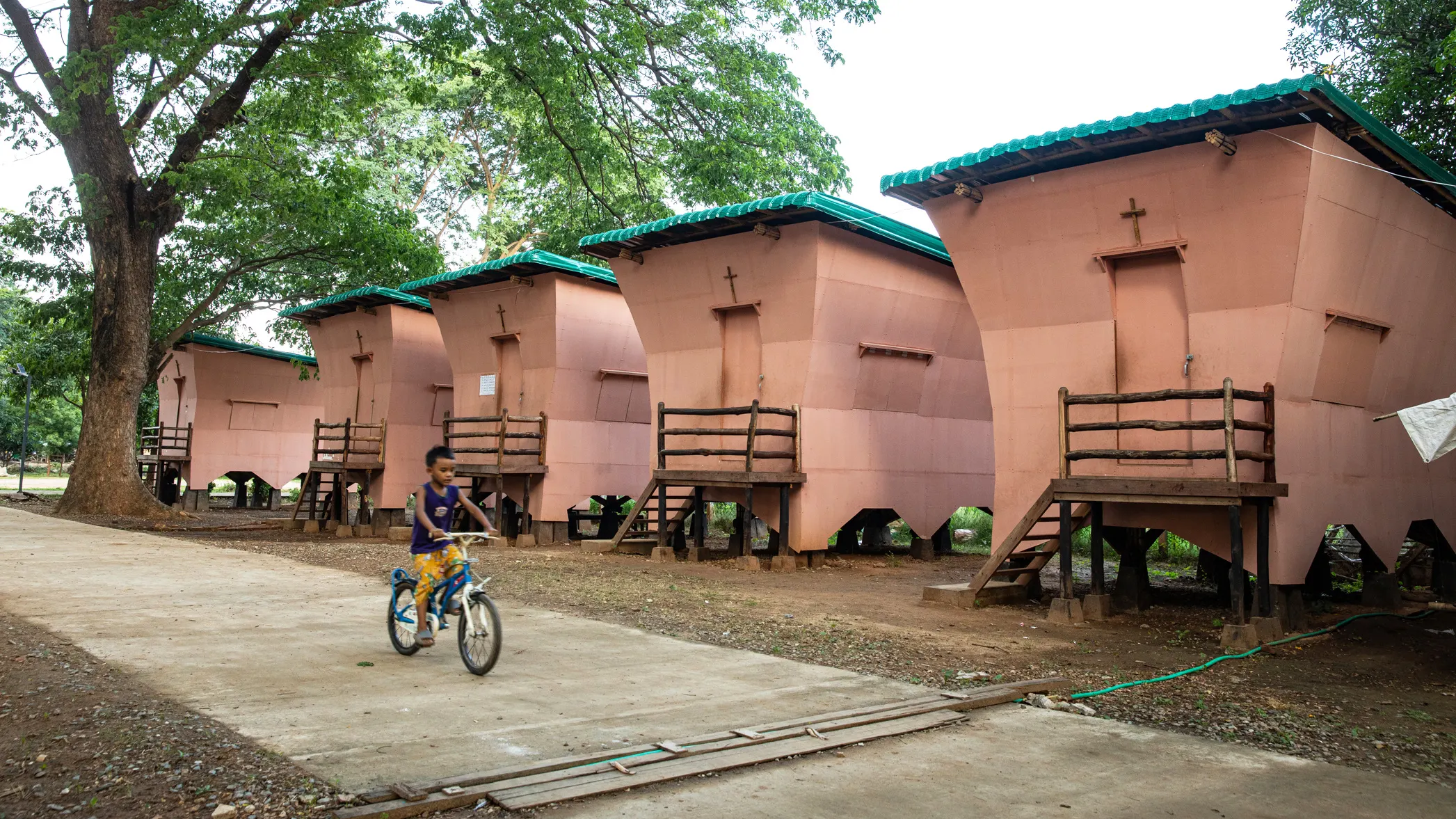 These $1,000 bamboo homes survived a major earthquake