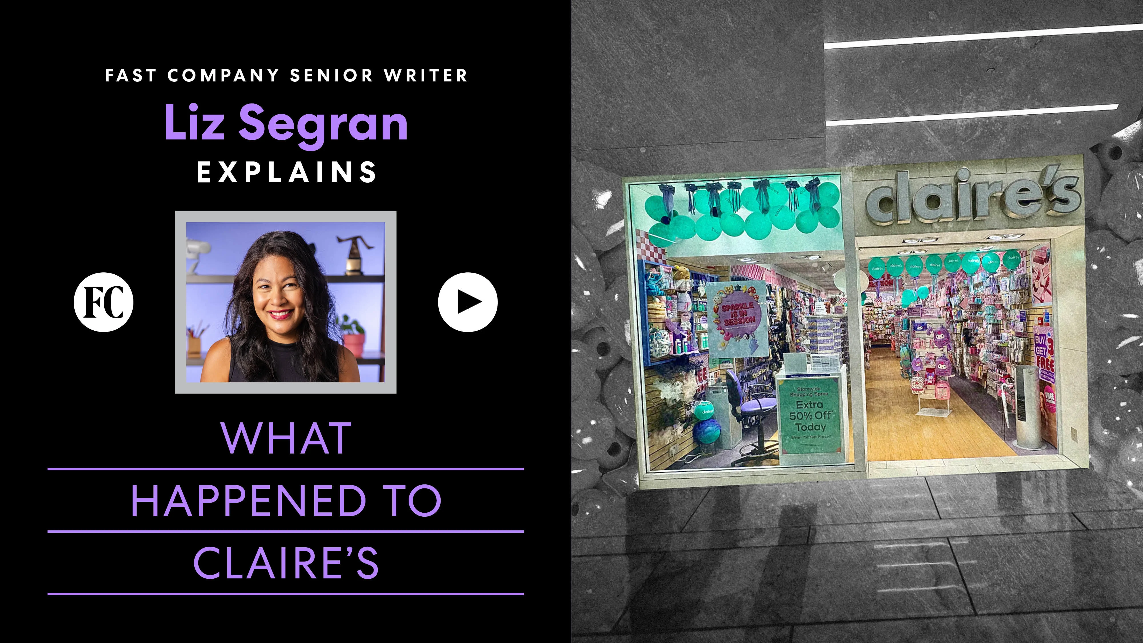 Claire's went from tween mall icon to bankrupt - twice?