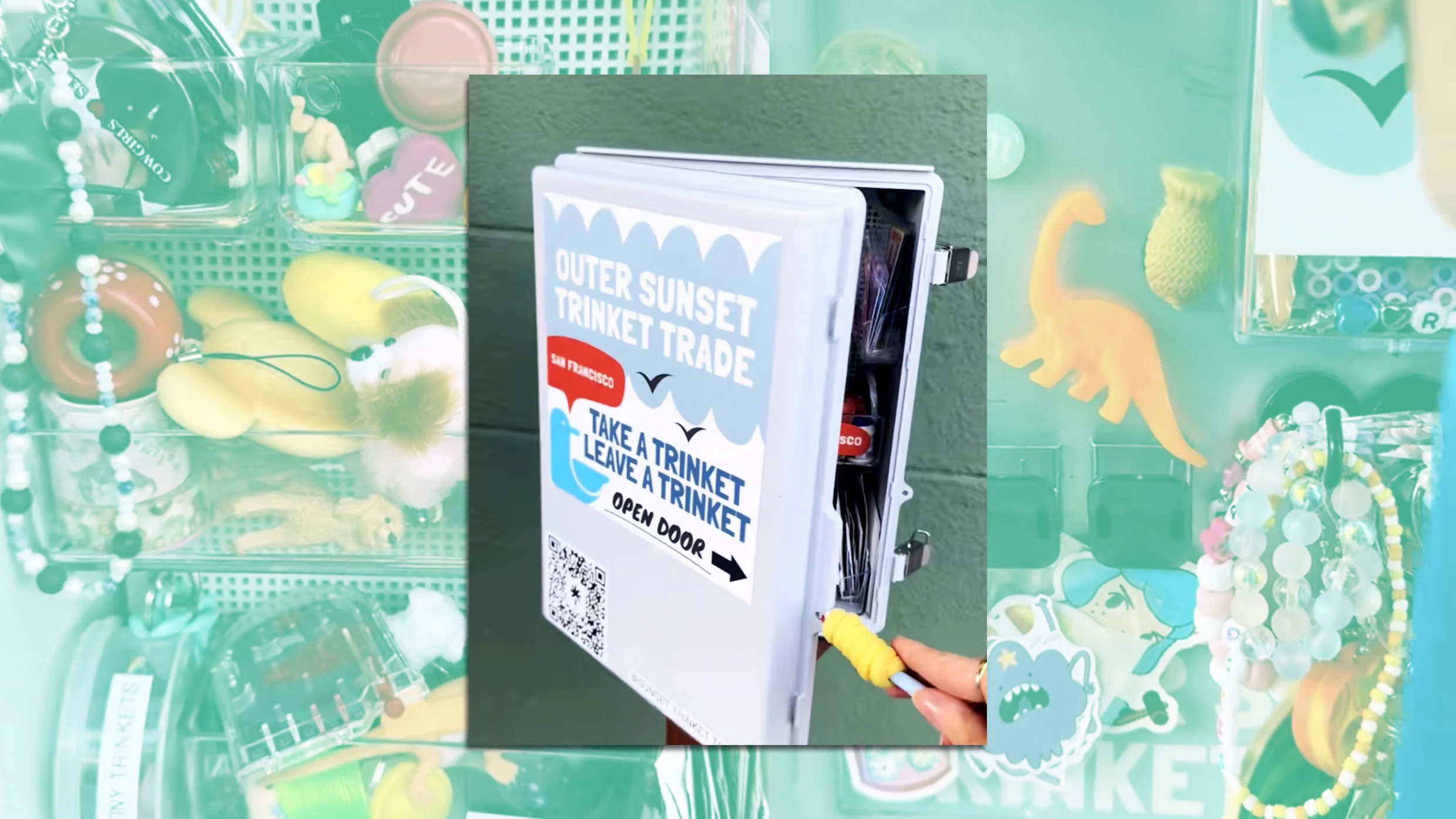 TikTok's trinket trading trend taps into the joy of being offline