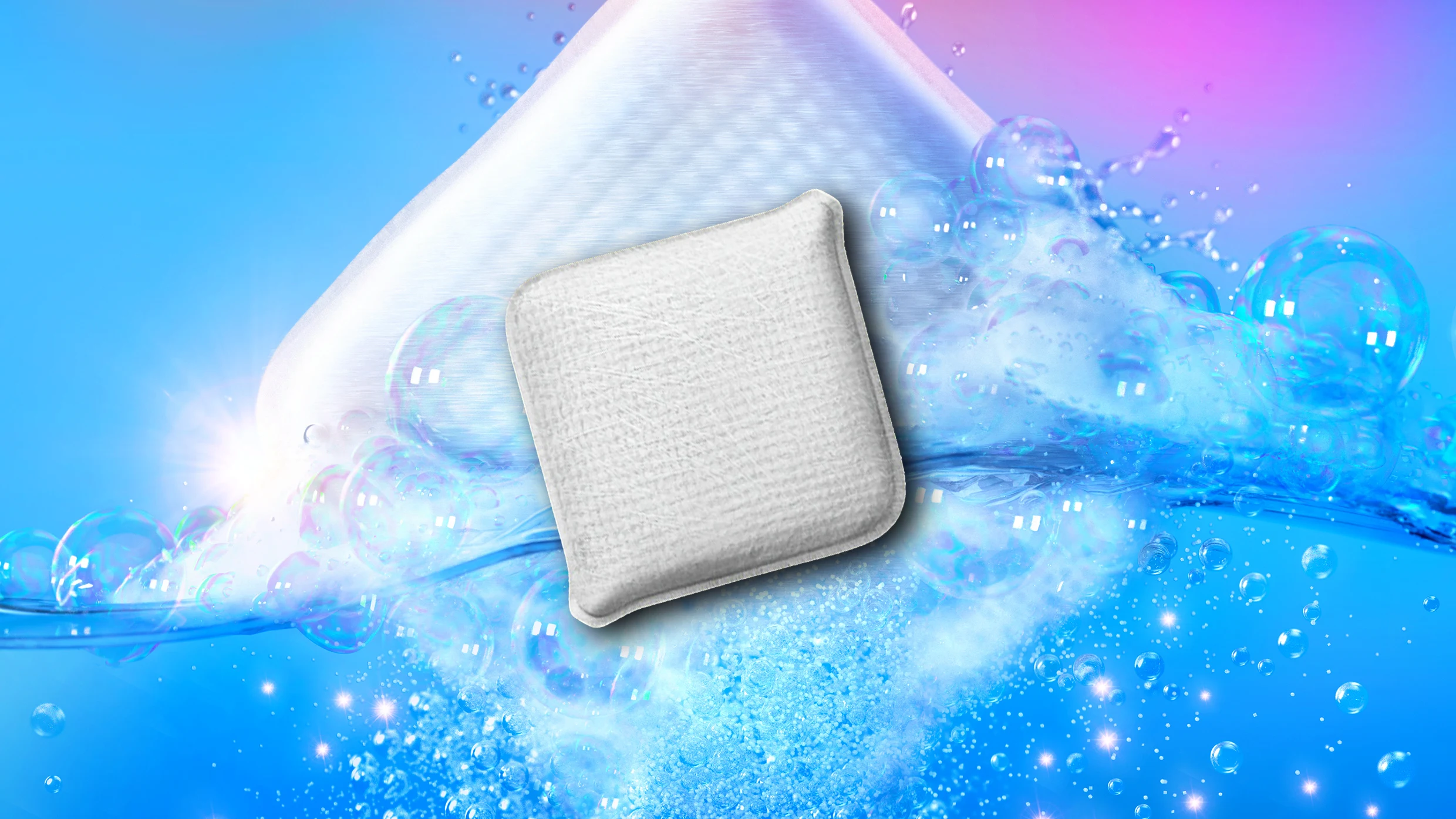 Tide spent 10 years turning laundry detergent into a tile. Please don't eat it