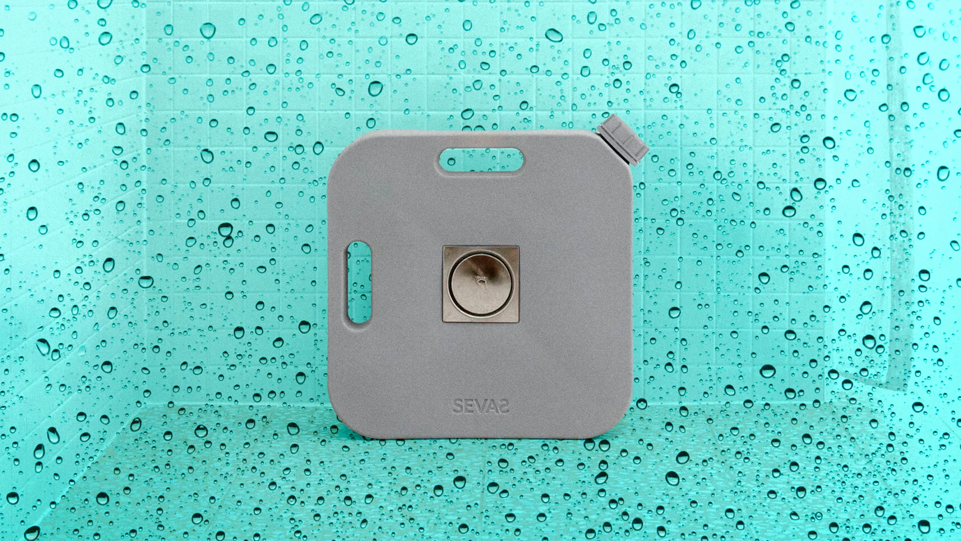 This genius contraption catches water while you're warming up your shower