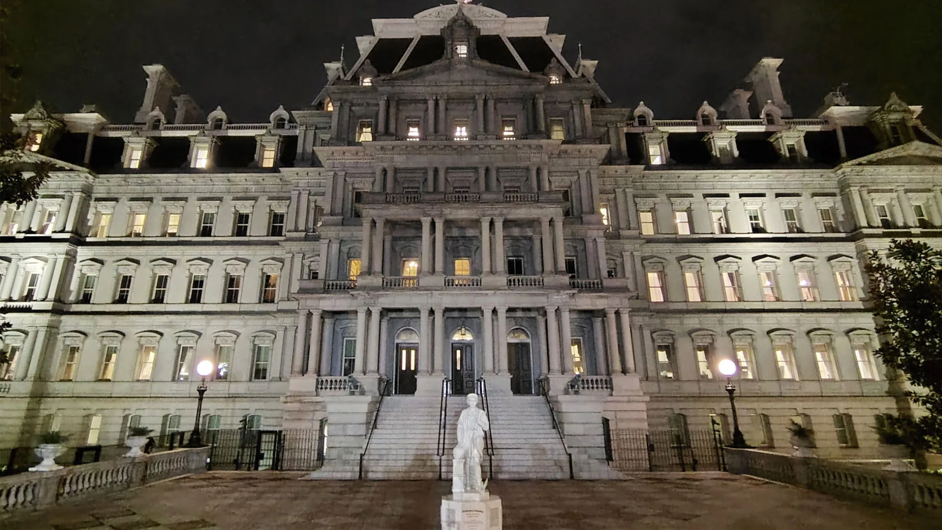 This controversial statue was dumped in a harbor. Now Trump has a replica near the White House
