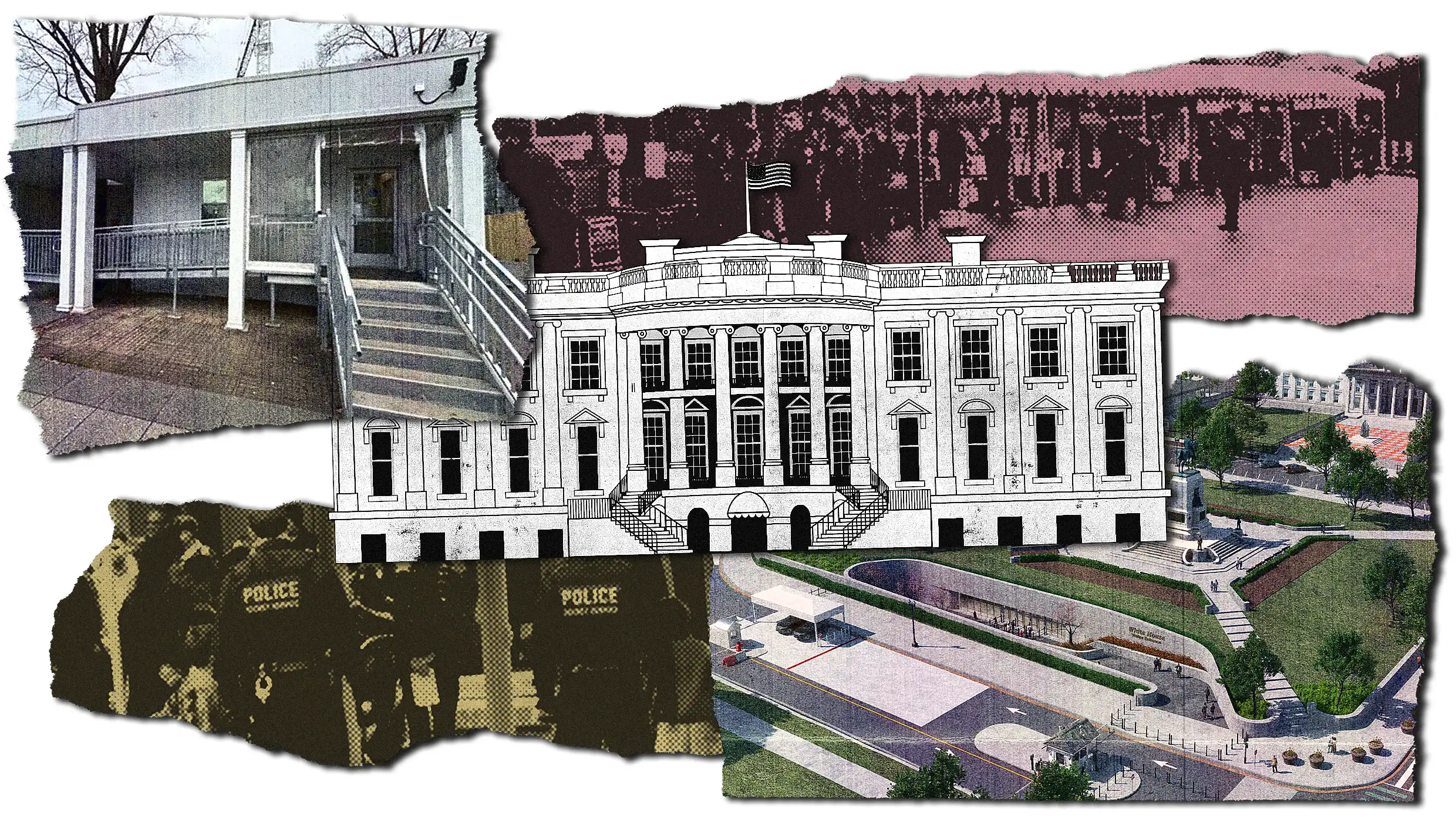 fastcompany.com - Nate Berg - The White House's security checkpoint is getting a modern makeover-if Trump's design team allows it