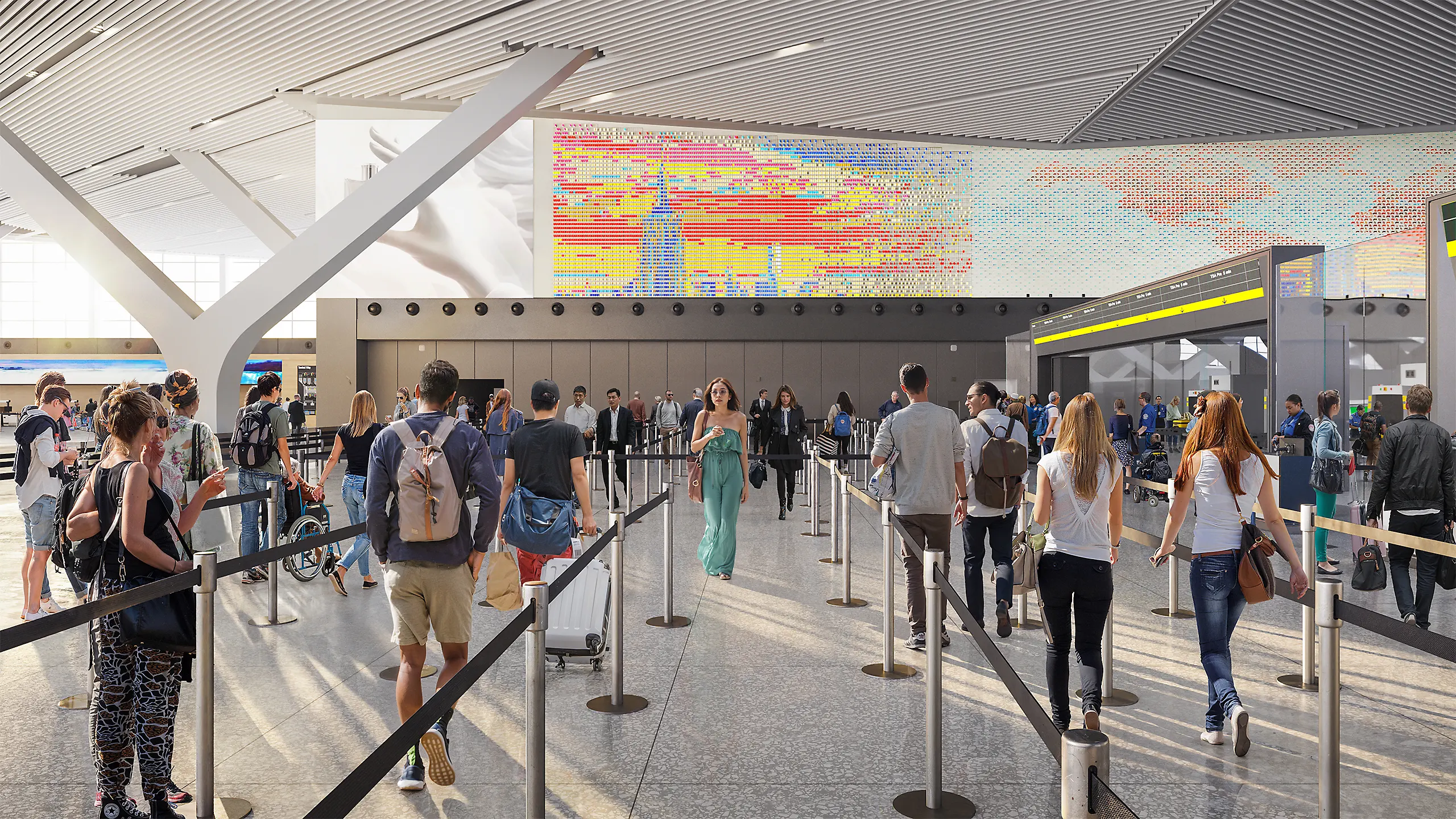 fastcompany.com - Nate Berg - How architects design airports to handle superlong security lines