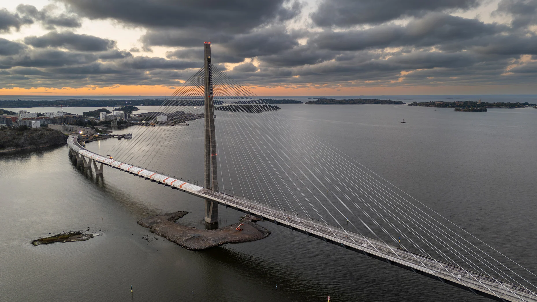 fastcompany.com - Adele Peters - This stunning new bridge in Helsinki is designed for cyclists, pedestrians, and trams-but no cars