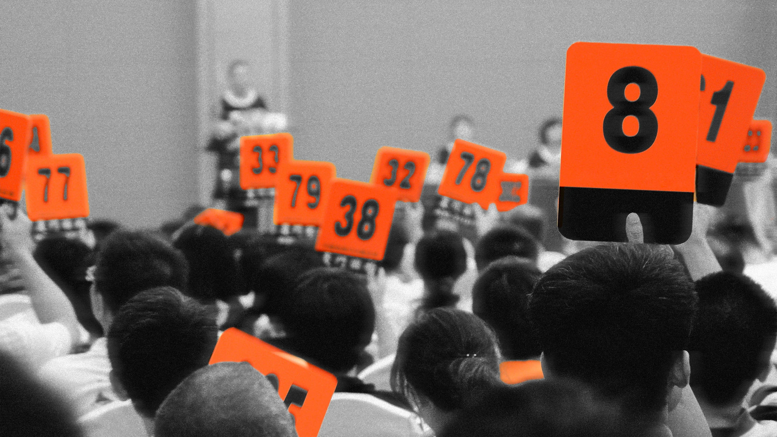 A professional auctioneer's tips for commanding the room