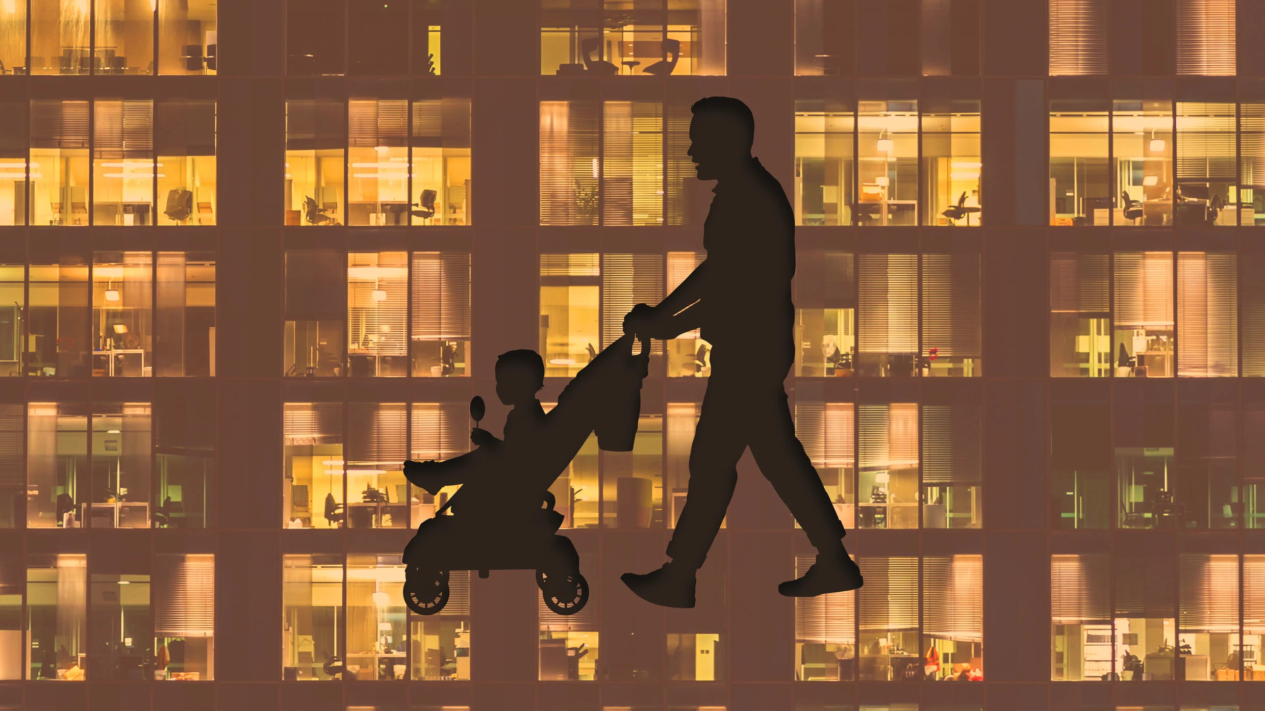 Fathers want to help with childcare-their jobs won't let them