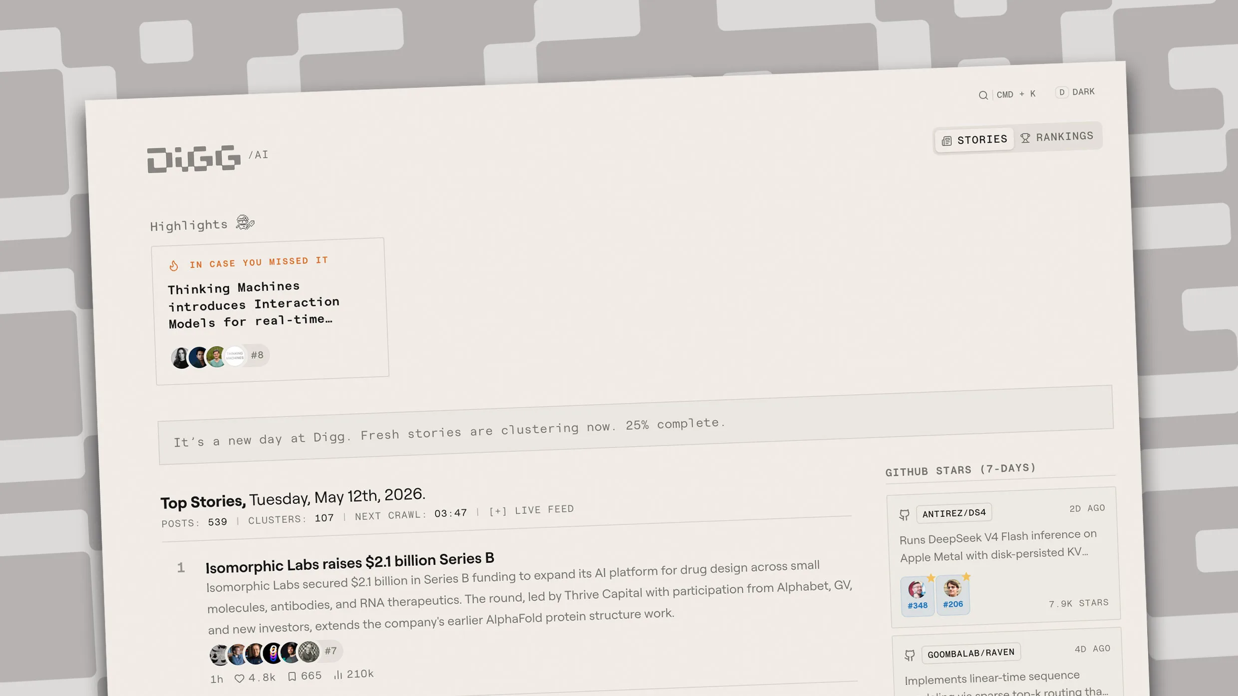 Digg is back (again), this time as an AI news aggregator