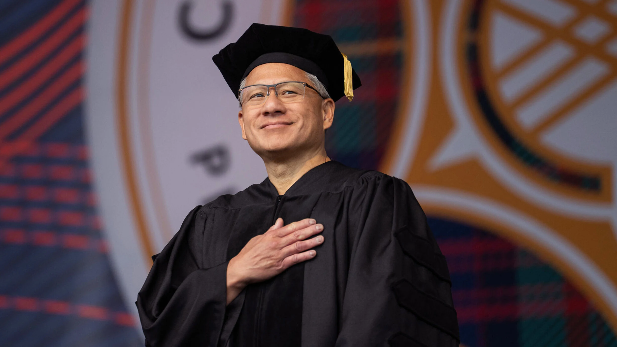Nvidia CEO Jensen Huang to new grads: 'Run, don't walk' toward AI