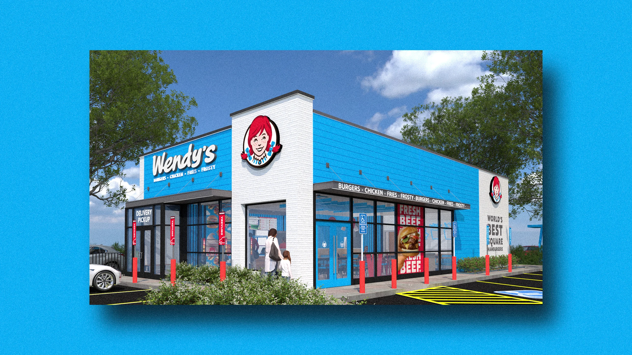 fastcompany.com - Hunter Schwarz - Wendy's restaurants abroad are about to break the biggest color rule of food branding