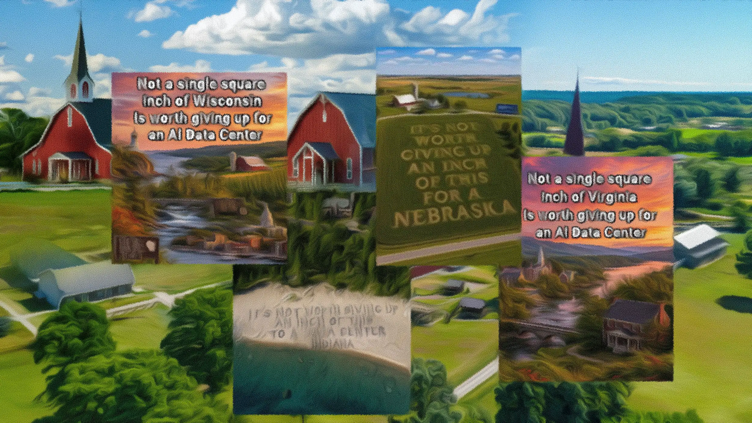 fastcompany.com - Kristin Toussaint - AI slop farms are churning out anti-AI data center memes on Facebook