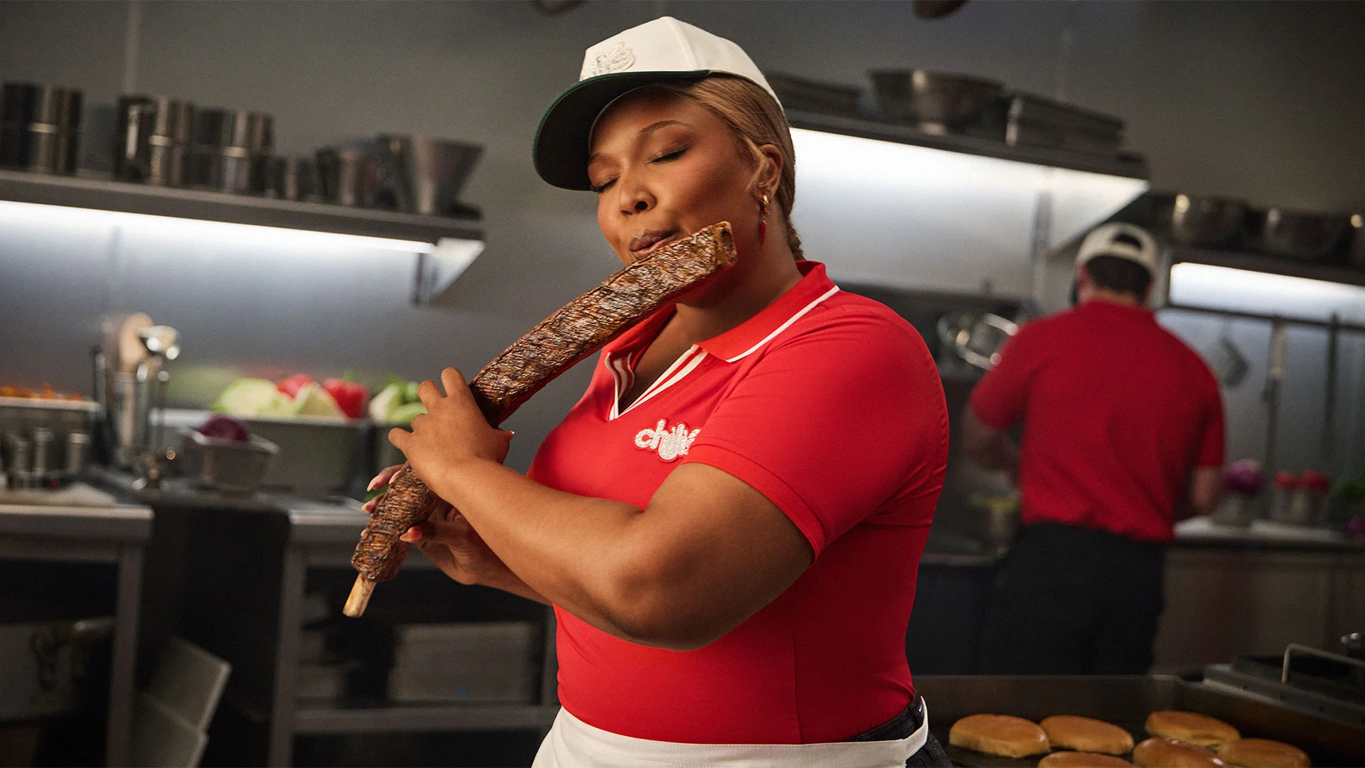 Lizzo turned a Chili's rib into a flute for one of the weirdest ads of the year