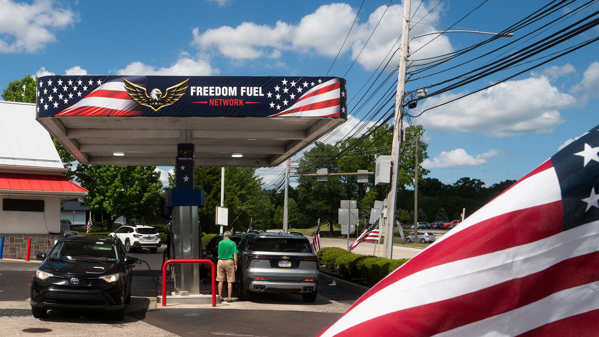 fastcompany.com - Hunter Schwarz - Rebranded 'Freedom Fuel' gas stations bring White House marketing ploys straight to the pump