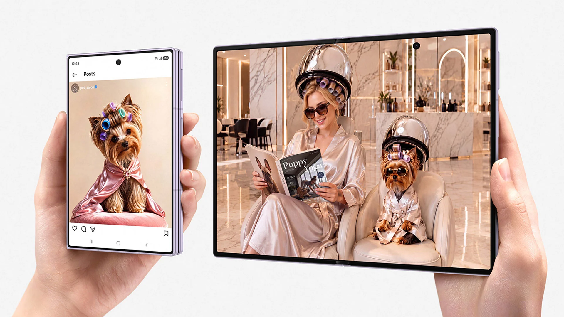 The amazing thing about Samsung’s new folding phones is their normalcy