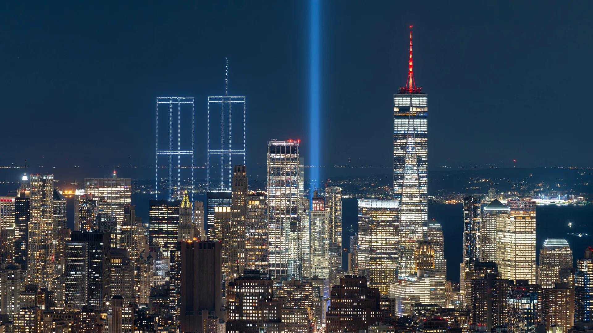 It took 2,977 drones to create this stunning 9/11 memorial show. Here’s how they pulled it off