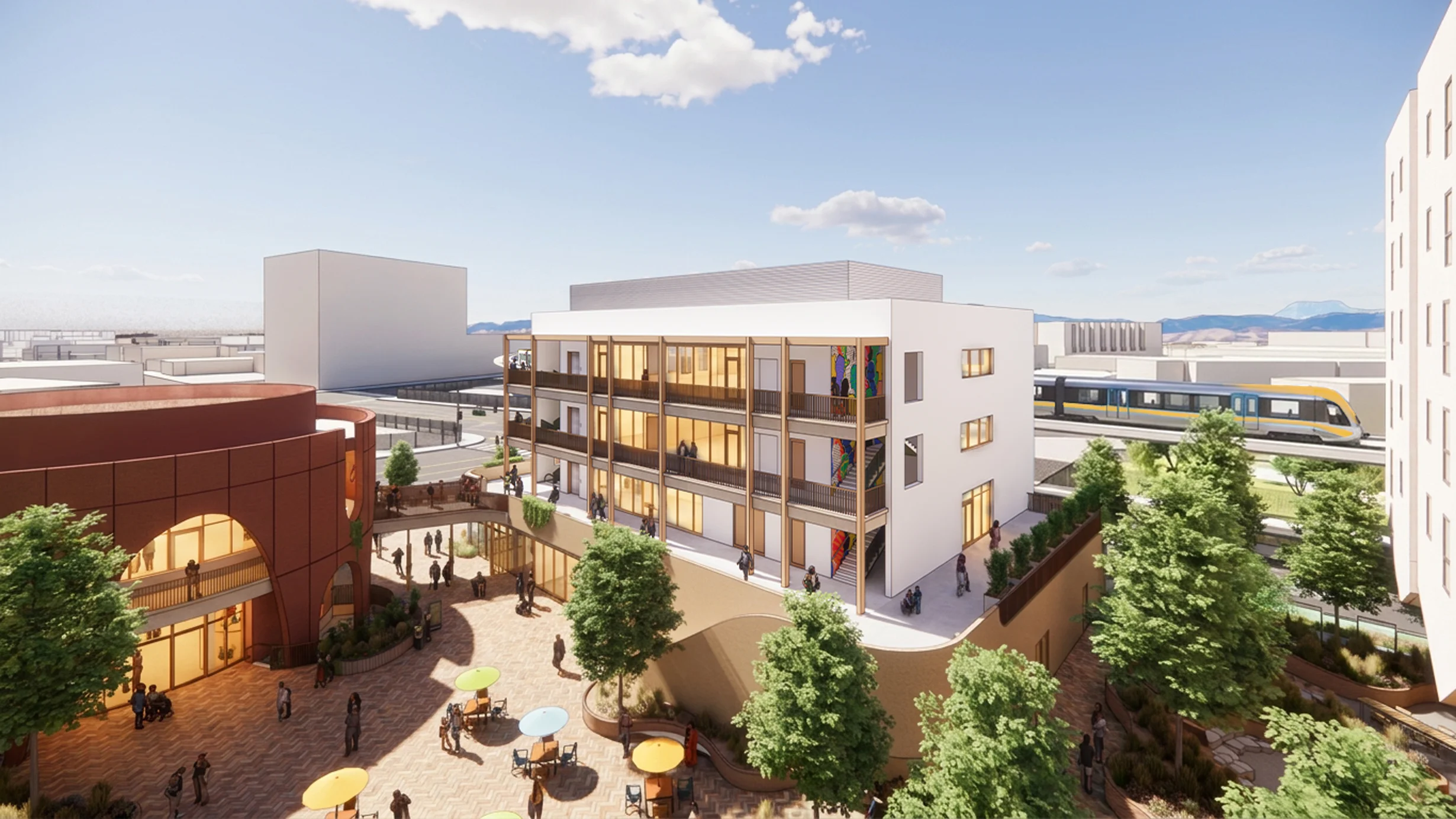 A former L.A. parking lot is becoming an experiment in rehabilitation