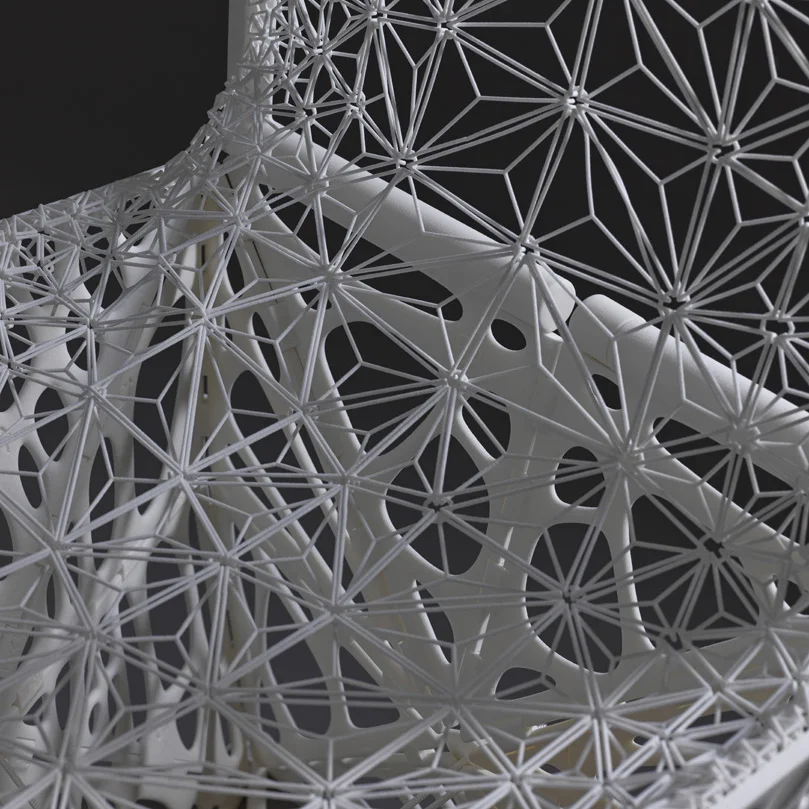 This folding chair is more structurally complex than some buildings ...