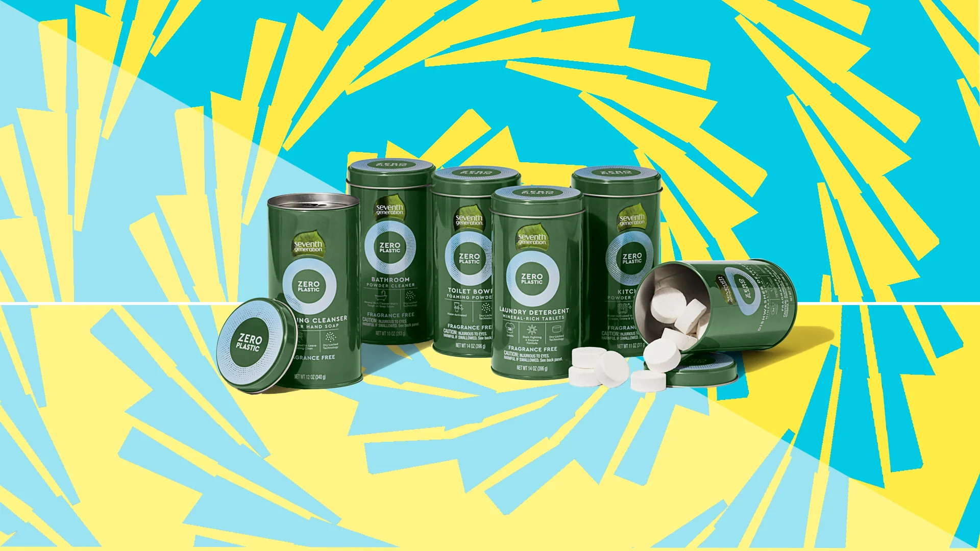 Seventh Generation has a new line of plastic-free cleaning