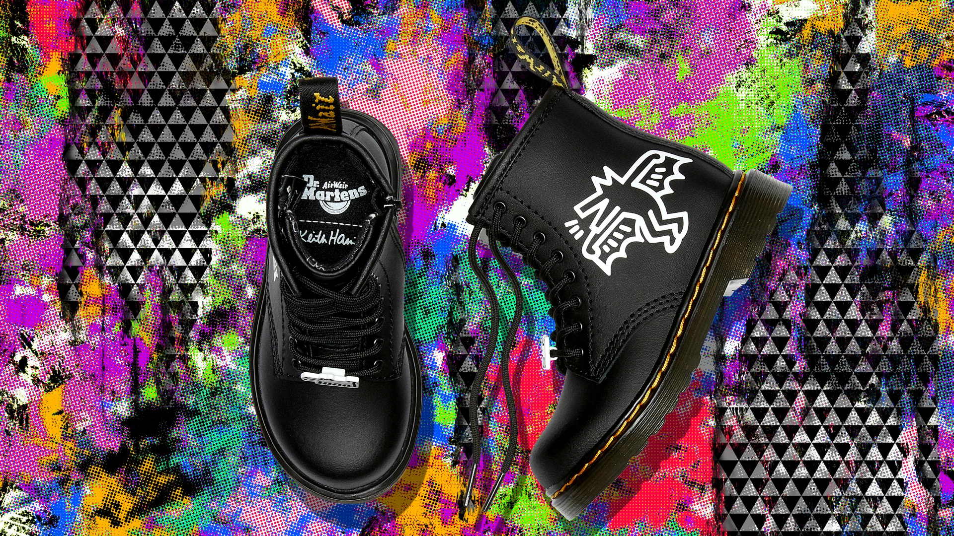 These Dr. Martens x Keith Haring boots will add a pop of playful