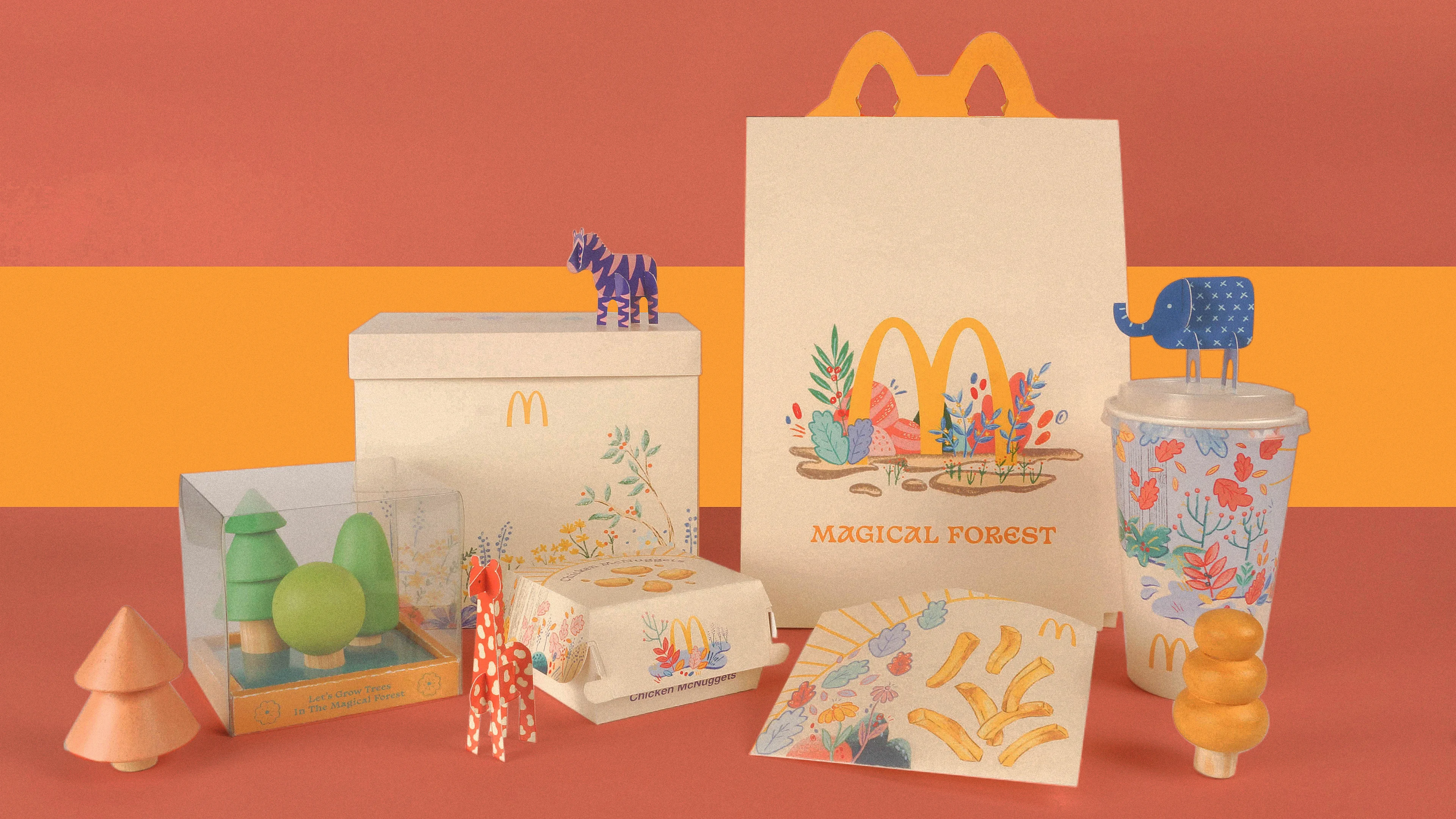 What if McDonald's ditched all plastic in Happy Meals? This designer  created a gorgeous alternative - Fast Company, image size:3840x2160