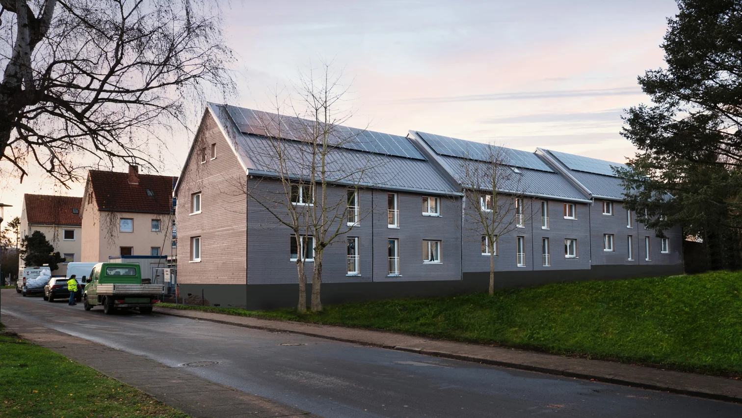 This prefab 'second skin' makes outdated apartment buildings net