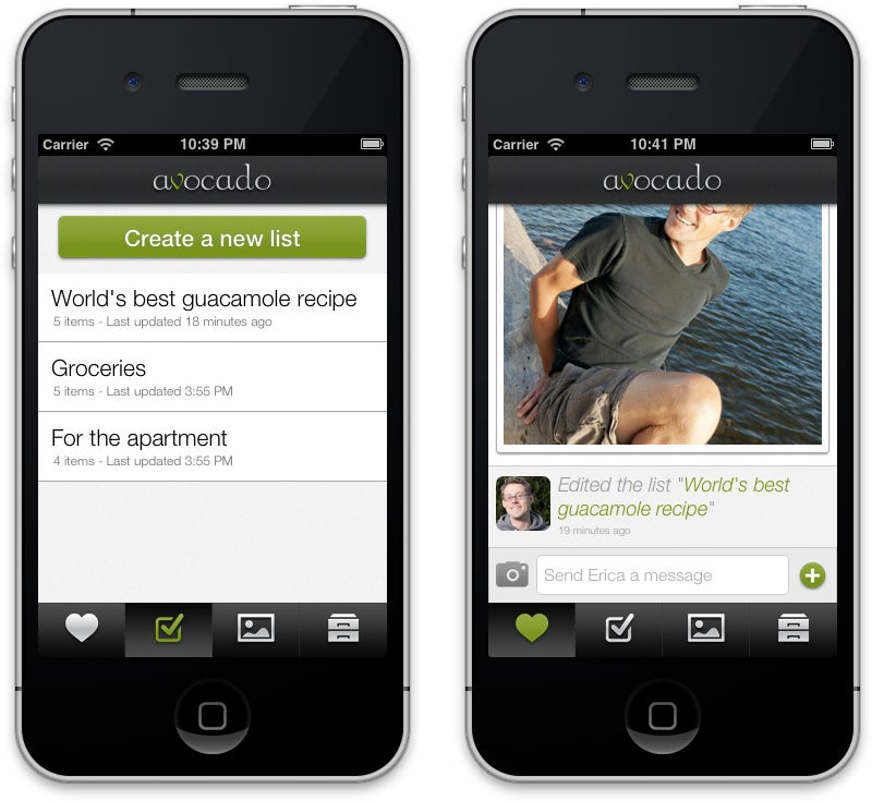 Avocado App Avocado, An App Designed To Keep Couples Connected - Fast Company