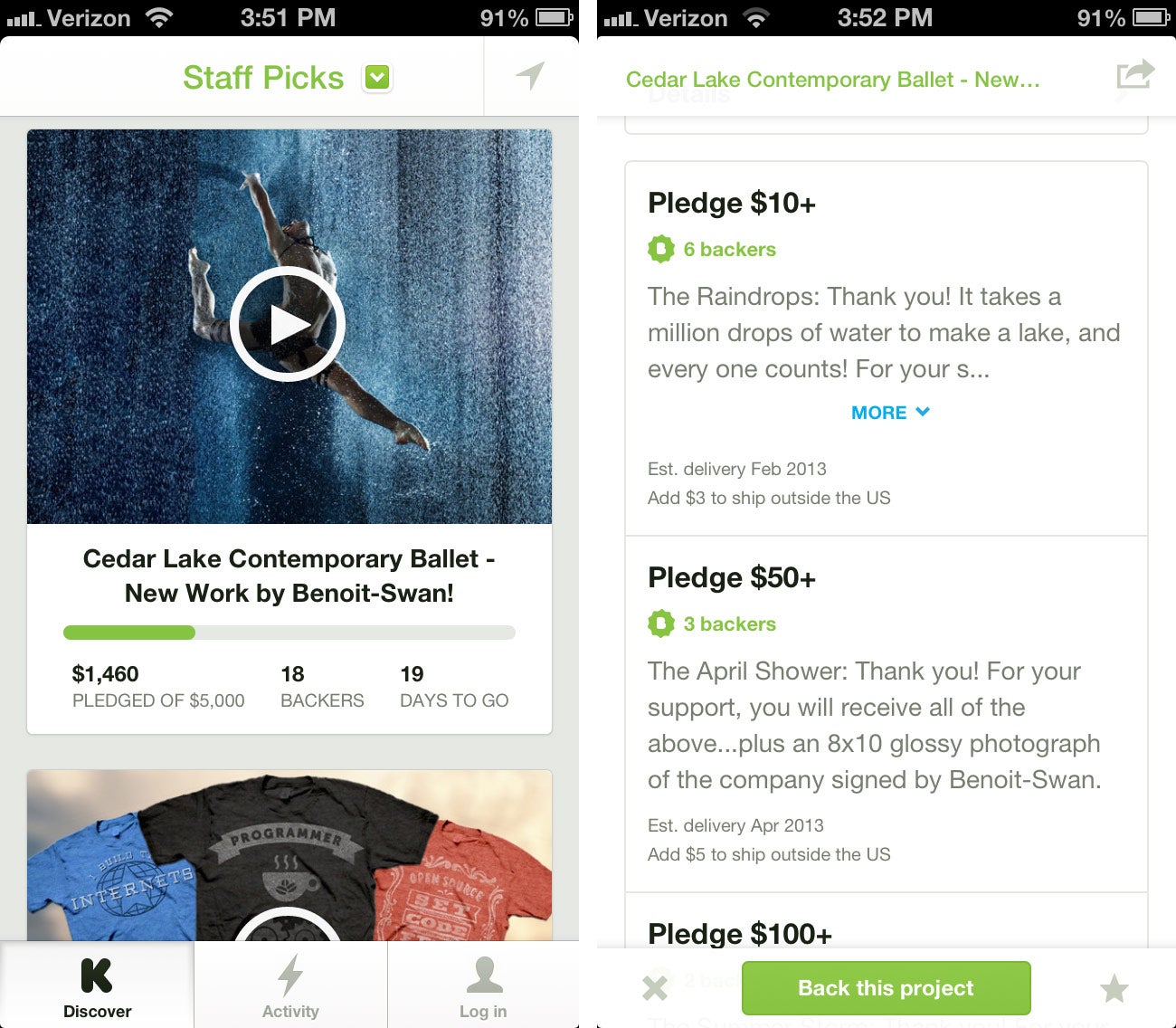 Kickstarter's New Mobile App Feels Like Instagram For A Reason - Fast ...