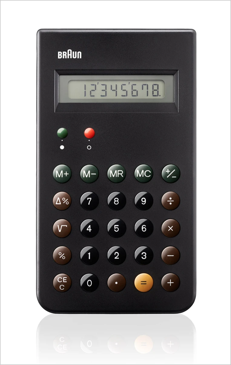 Braun Reissues A Dieter Rams Design Classic: The ET 66 Calculator 
