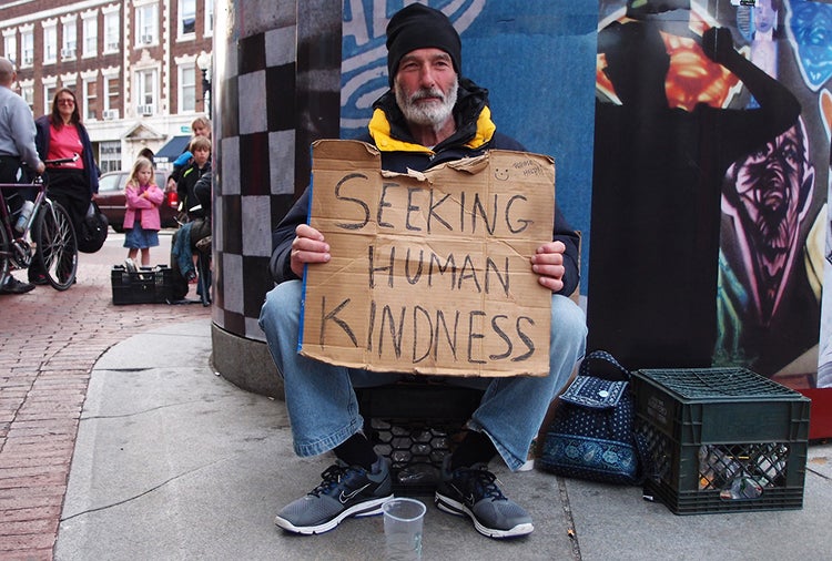 Homeless People Signs Signs For The Homeless: Art Project Sheds Light