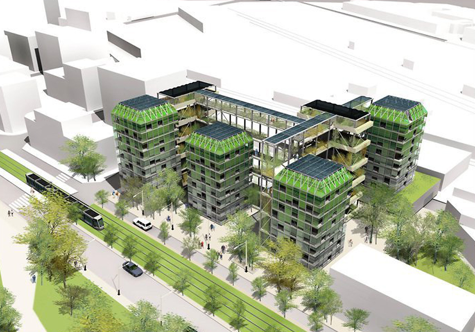 A New Vision For Sustainable Urban Housing Combines Technology With Open Spaces - Fast Company
